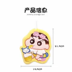 Combo 2 Khăn Lau Tay Nhà Bếp Hình Cu Shin Bút Chì Siêu Thấm Hút – Khăn Lau Đa Năng Sợi Bông San Hô Có Móc Treo Decor 814350