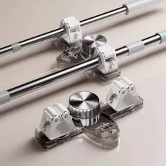 Móc Treo Chổi Cây Lau Nhà HECHEN Hút Chân Không Xoay Vặn – Kẹp Giữ Chổi Thông Minh Gắn Tường Không Khoan Đục Cao Cấp 814378