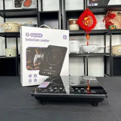 Bếp Từ Đơn GROPA Cao Cấp - Bếp Điện Từ Cảm Ứng Mặt Kính Chịu Nhiệt Kèm Nồi Lẩu Chống Dính Tiện Lợ 814384