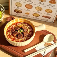 Combo Sét 4 Món Bát Sứ Đĩa Sứ Hình Bánh Mì Dễ Thương, Tô Chén Sứ Phong Cách Hàn Quốc Trang Trí Bàn Ăn, Set Quà Tặng 814387