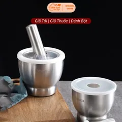 Bộ Cối Chày Inox Đường Kính 12,5cm - Tiện Lợi và Bền Bỉ 814404