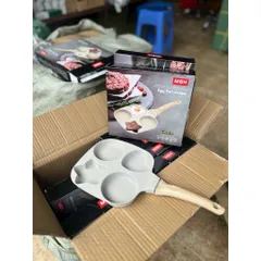 Chảo 4 Ngăn Chống Dính Vân Đá Cao Cấp - Chảo Làm Bánh Ốp La Tạo Hình Tim, Ngôi Sao Tiện Lợi (Dùng Cho Mọi Loại Bếp) 814409