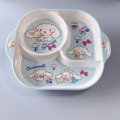 Khay Ăn Dặm, Khay Cơm Chia 3 Ngăn Hình Nhân Vật Hoạt Hình Đáng Yêu Cho Bé Kèm Đũa Thìa 814439