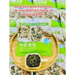Rong biển ăn liền Bibizan siêu ngon 250g(Hàng có sẵn) 814436