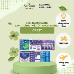 Kem Đánh Răng Crest Mỹ 59g-232g | 3D White Làm Trắng, Deep Stain Remover Vết Ố, Pro Health, Scope Thơm Miệng