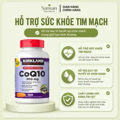 Kirkland Signature CoQ10 300mg 100 Viên - Bổ Sung Coenzyme Q10, Chống Oxy Hóa, Hỗ Trợ Sức Khỏe Tim Mạch