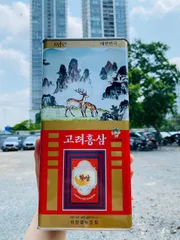Sâm Khô Nguyên Củ Hộp Thiếc Hàn Quốc - Hồng Sâm 6 Năm Tuổi 300g, Giúp Bồi Bổ Sức Khỏe và Cải Thiện Giấc Ngủ 814502