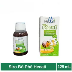 Siro Bổ Phế Hecati hỗ trợ bổ phế, giảm ho, giảm đờm (hộp 125ml)