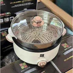 NỒI ĐA NĂNG MISU LOUIS – SIZE 28CM 2 TẦNG VỪA LẨU ĐIỆN VỪA HẤP
