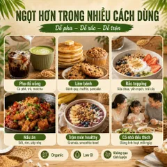 Đường Hoa Dừa SOKFARM Organic 150g 300g 1kg Đường Không Tách Mật Vị Ngọt Tự Nhiên