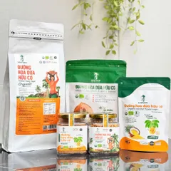 Đường Hoa Dừa SOKFARM Organic 150g 300g 1kg Đường Không Tách Mật Vị Ngọt Tự Nhiên