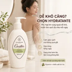 Gel Vệ Sinh Vùng Kín Cavaillès 500ml Chai Bơm 4 Loại Hydratante Fraîcheur Extra-Doux Anti-Bactérien