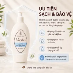 Gel Vệ Sinh Vùng Kín Cavaillès 500ml Chai Bơm 4 Loại Hydratante Fraîcheur Extra-Doux Anti-Bactérien