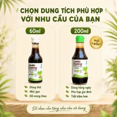 Nước Tương Mật Hoa Dừa SOKFARM Organic Cho Bé 60ml 200ml Không Đậu Nành