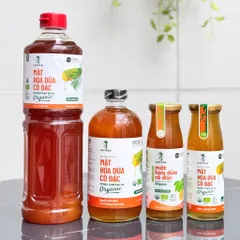 Mật Hoa Dừa Cô Đặc SOKFARM Organic Nguyên Chất 250g 685g 1.4kg Tạo Vị Ngọt