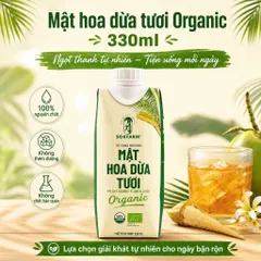 Mật Hoa Dừa Tươi SOKFARM Organic 330ml Đồ Uống Mật Hoa Dừa Tiện Mang Theo