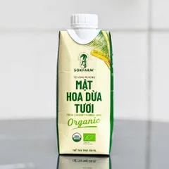 Mật Hoa Dừa Tươi SOKFARM Organic 330ml Đồ Uống Mật Hoa Dừa Tiện Mang Theo