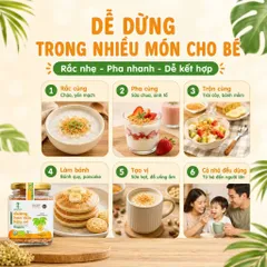 Đường Hoa Dừa SOKFARM Organic Cho Bé 160g Dạng Hạt Tiện Nêm Pha Làm Bánh