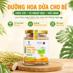 Đường Hoa Dừa SOKFARM Organic Cho Bé 160g Dạng Hạt Tiện Nêm Pha Làm Bánh