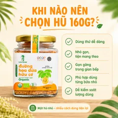 Đường Hoa Dừa SOKFARM Organic Cho Bé 160g Dạng Hạt Tiện Nêm Pha Làm Bánh