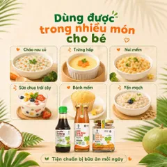 Combo Gia Vị Cho Bé SOKFARM 3 Món Tương 200ml Mật 250g Đường Hoa Dừa 160g