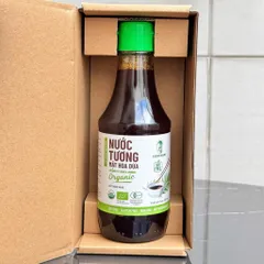 Nước Tương Mật Hoa Dừa SOKFARM Organic Ít Muối Không Đậu Nành 200ml 500ml