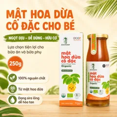 Mật Hoa Dừa Cô Đặc SOKFARM Organic Cho Bé 250g Tạo Vị Ngọt Thanh Dễ Sử Dụng