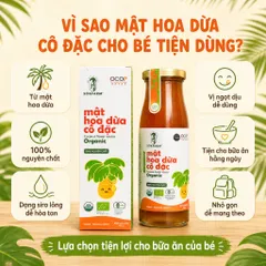 Mật Hoa Dừa Cô Đặc SOKFARM Organic Cho Bé 250g Tạo Vị Ngọt Thanh Dễ Sử Dụng