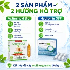 Combo Actimincyl Bio + Hydromin OFF | Hỗ Trợ Kiểm Soát Cân Nặng, Cân Bằng Nước, Nhẹ Người