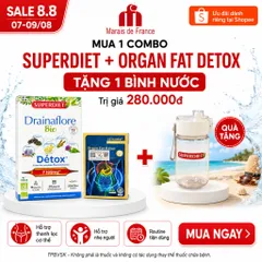 Combo Drainaflore Bio + Vitatree Organ Fat Detox | Hỗ Trợ Thanh Lọc, Chuyển Hóa