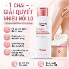Sữa Dưỡng Thể Eucerin Spotless Brightening 250ml Dưỡng Ẩm, Hỗ Trợ Sáng Da, Đều Màu