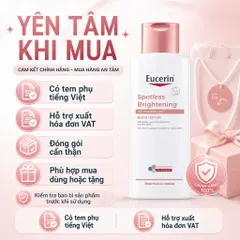 Sữa Dưỡng Thể Eucerin Spotless Brightening 250ml Dưỡng Ẩm, Hỗ Trợ Sáng Da, Đều Màu