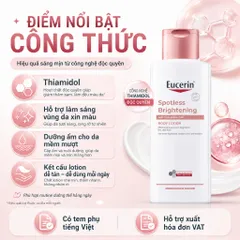 Sữa Dưỡng Thể Eucerin Spotless Brightening 250ml Dưỡng Ẩm, Hỗ Trợ Sáng Da, Đều Màu