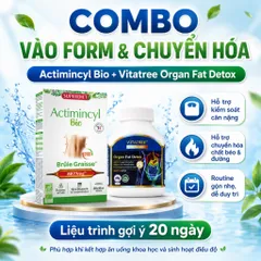 Combo Actimincyl Bio + Vitatree Organ Fat Detox | Hỗ Trợ Chuyển Hóa, Kiểm Soát Cân Nặng