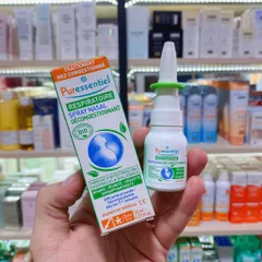 Xịt Mũi Thảo Dược Giảm Nghẹt Mũi Puressentiel Bio Respiratoire Decongestant 15ml 814590