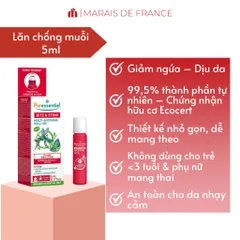 Lăn xoa muỗi đốt Puressentiel Anti-Pique Organic Roller 5ml – Tinh Dầu Hữu Cơ An Toàn 814605