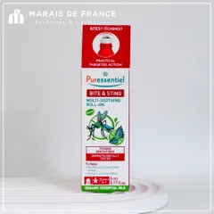 Lăn xoa muỗi đốt Puressentiel Anti-Pique Organic Roller 5ml – Tinh Dầu Hữu Cơ An Toàn 814605