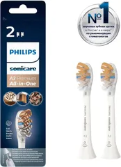 Bộ 2 đầu bàn chải trắng Philips HX9092/67
