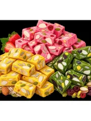 Kẹo nougat mix vị ít ngọt