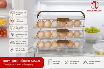 Khay Đựng Trứng 3 Tầng 5759-3