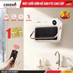 Máy sưởi gốm PTC cao cấp CREEN CR-H38DT