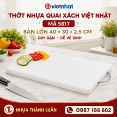 THỚT NHỰA CHỮ NHẬT QUAI XÁCH 40X 30X 2.5 CM 5817