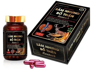 TPBVSK SÂM NHUNG BỔ THẬN ROXTECH HỘP 30 VIÊN HỖ TRỢ BỔ THẬN MẠNH GÂN CỐT
