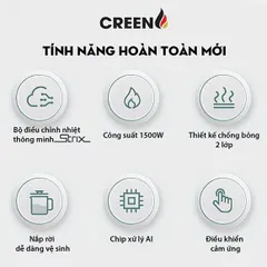 Ấm Điện Siêu Tốc Creen CR-SW17A