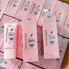 [Chính Hãng] kem chống nắng HEMIA 50ml dưỡng trắng nâng tone SPF50+
