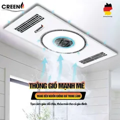 QUẠT SƯỞI NHÀ TẮM THÔNG MINH CREEN CR-SMH688