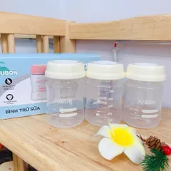 XẢ KHO Bộ 3 bình trữ sữa Jubon cổ rộng 150ml, nhựa PP cao cấp không chứa BPA an toàn bé cho bé