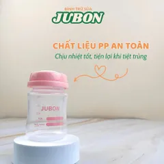 XẢ KHO Bộ 3 bình trữ sữa Jubon cổ rộng 150ml, nhựa PP cao cấp không chứa BPA an toàn bé cho bé