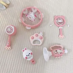Bộ đồ chơi lục lạc 6 món cho bé siêu dễ thương, kích thích thính giác trẻ sơ sinh
