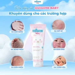 Kem dưỡng ẩm DIZIGONE Baby 30g giảm khô da, nứt nẻ, bong tróc, phục hồi và bảo vệ da cho bé